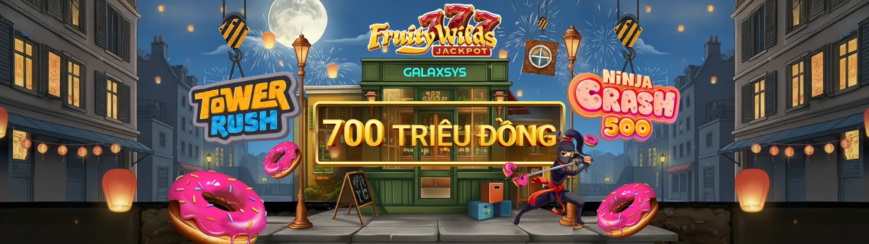 Hình ảnh chủ đạo Hii88 Win với các biểu tượng sòng bạc và người chơi chiến thắng